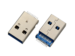 USB AM沉板1.9MM 有柱